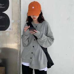Ukawaiiファッション 通販可愛いシンプルラウンドネックジャケット