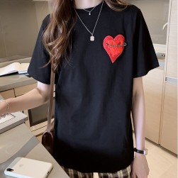 Ukawaii激安 通販 韓国 洋服 おしゃれ 切り替え 半袖 Ｔシャツ