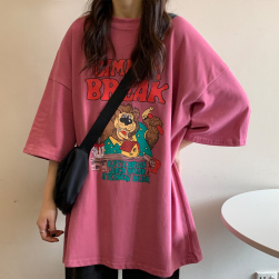 Ukawaii大人気シンプルプリントカートゥーンTシャツ
