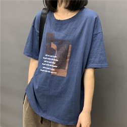 Ukawaii10色展開 カジュアル 半袖 ラウンドネック プリント Tシャツ