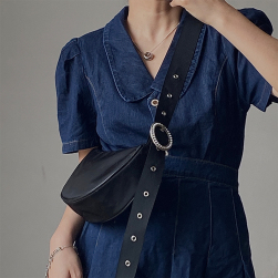 Ukawaii特別なデザインファッション斜め掛け無地 鞄 ショルダーバッグ