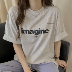 Ukawaii理想的 激安 レディース 韓国風 プリント 半袖 Ｔシャツ