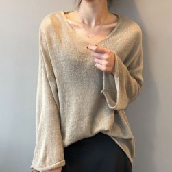 Ukawaii話題沸騰中韓国風新作ｖネック長袖ゆったり合わせやすいカジュアルセーター