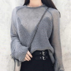 Ukawaii気質満点 韓国風 ファッション 新作 3色 ゆったり 合わせやすい セーター