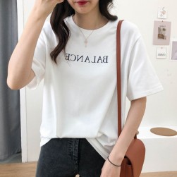 Ukawaii組み合わせ自由 シンプル 韓国風 英字 プリント 半袖 Ｔシャツ