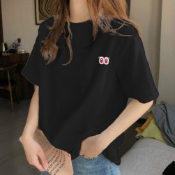 Ukawaii SNSで話題沸騰中 プリント ラウンドネック ファッション シンプル Ｔシャツ