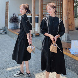Ukawaii 大人可愛い ファッション 韓国風 デザイン性 切り替え 半袖 デートワンピース
