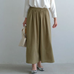 【再入荷予定】ファッションシンプル カジュアル ハイウエスト スカート