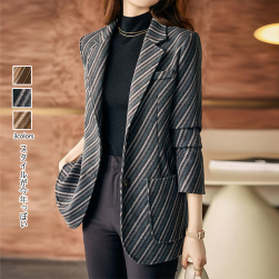 気質アップ ファッション 3色展開 ボタン ボタン ツイル織り 細身シルエット スーツ