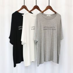 最安値挑戦 カジュアル アルファベット ラウンドネック ファッション Tシャツ