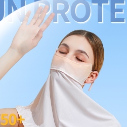 個性的なデザイン スカーフ型 フェイスカバー ネックガード 耳かけ 冷感マスク uvカット 日焼け防止 マスク