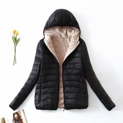 韓国系ファッション 無地 フード付き 長袖 暖かい 森ガールスタイル 綿入れコート