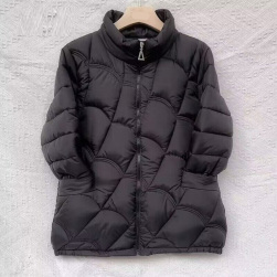 防風性があり暖かい ポケット付き ゆったり 大きいサイズ 綿入り ジャケット コート