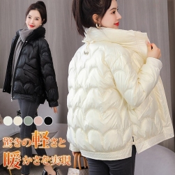ファッション感満々 暖かい 絶対流行 長袖 レディース 中綿コート