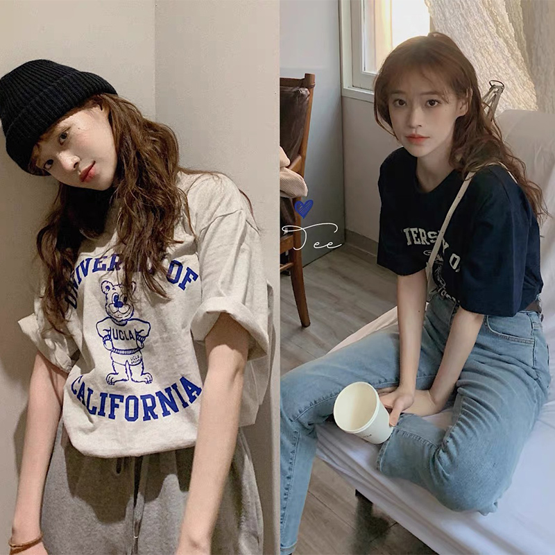 ロゴプリント 半袖Tシャツ 春夏