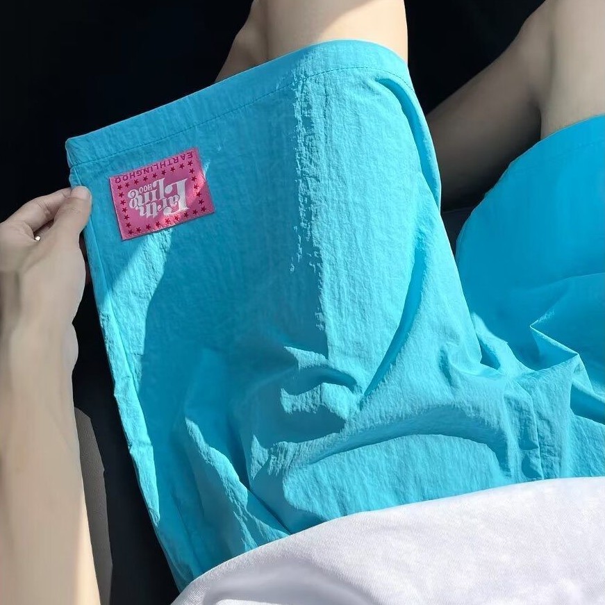 ゆったりスポーツショートパンツ・ハイウエストワイドパンツ