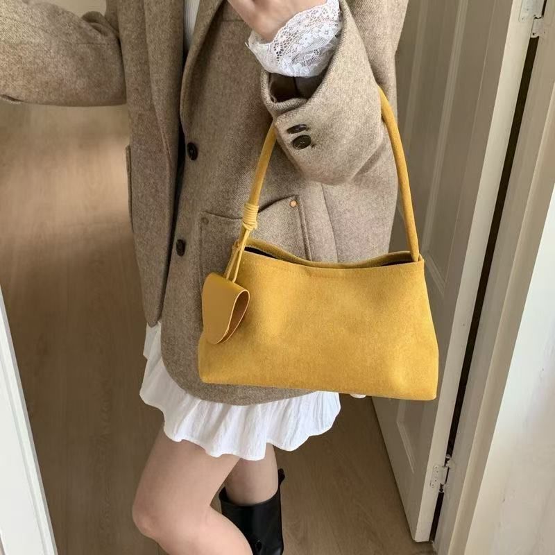 シンプル デイリー ショルダー ミニハンドバッグ