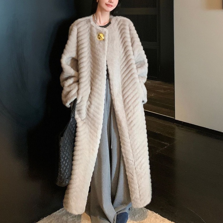 ルーズフィット ロングコート ベーシックアウター