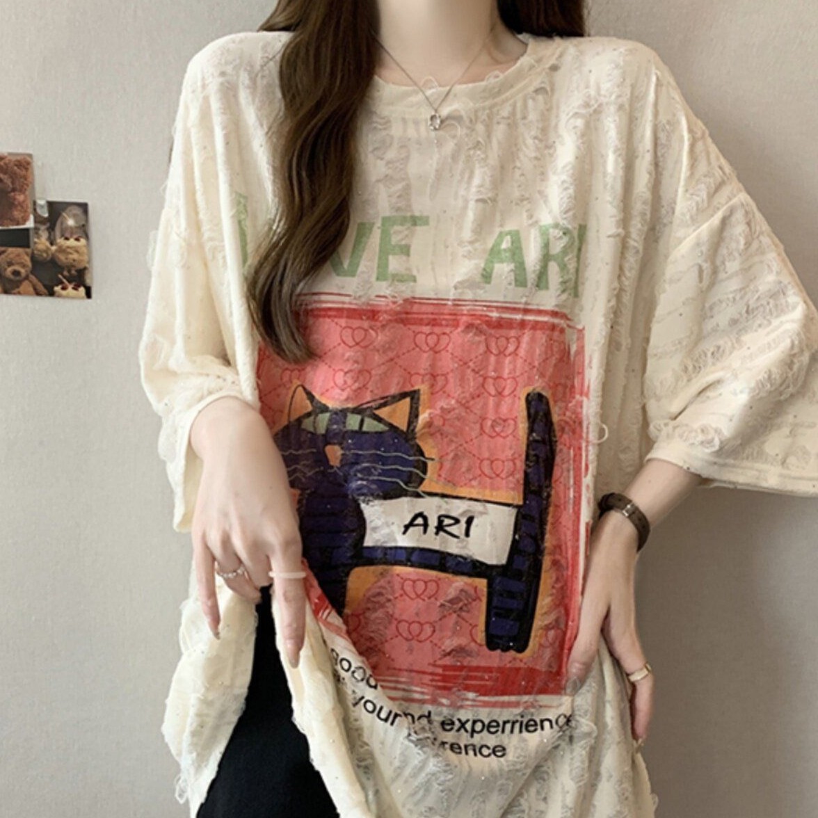ティジー オーバーフィットTシャツ