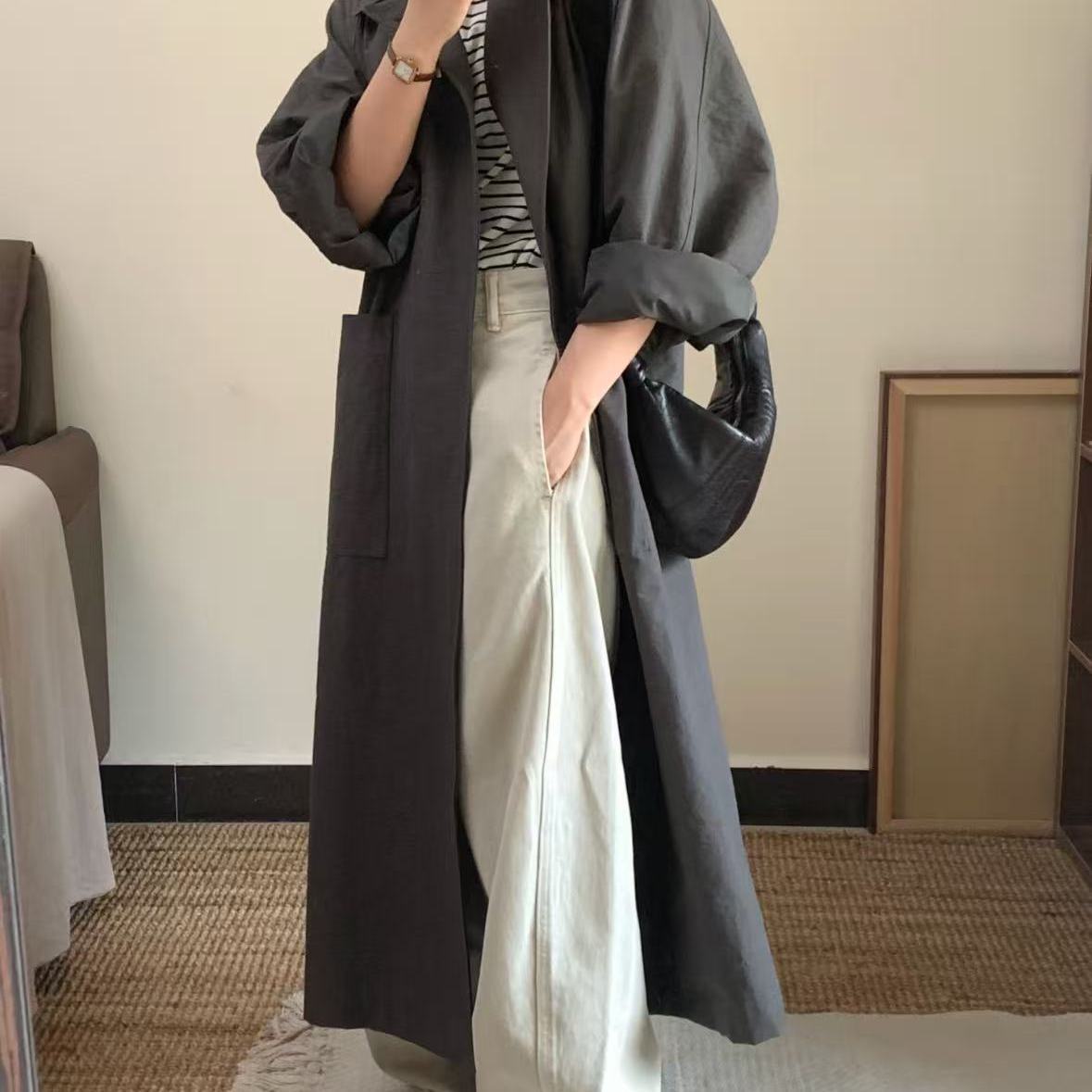 ロングワンピース  コート