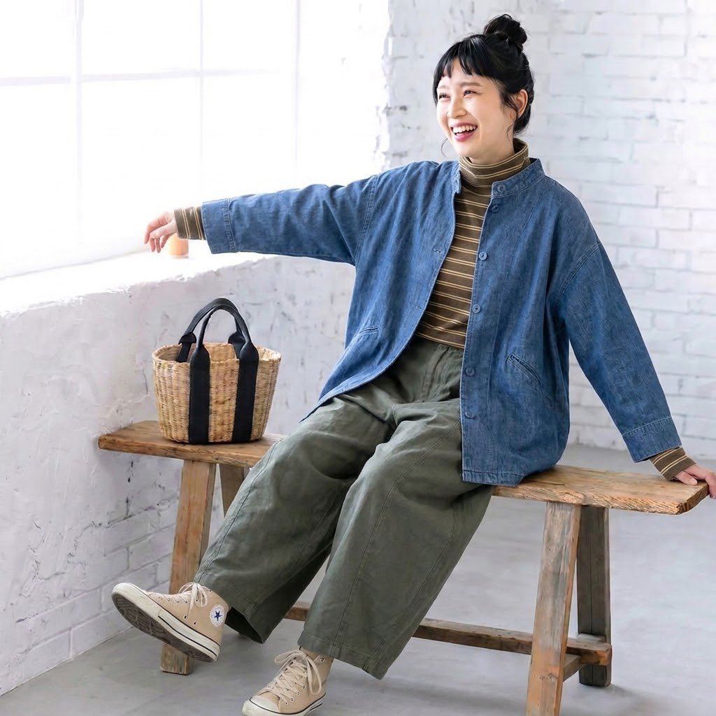 【再入荷予定】大人カジュアルに馴染む落ち感ルーズパンツセット "home-products"